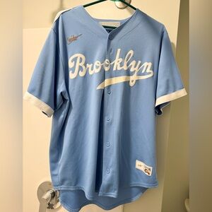 Jackie Robinson Nike Brooklyn Dodgers Jersey - Light Blue